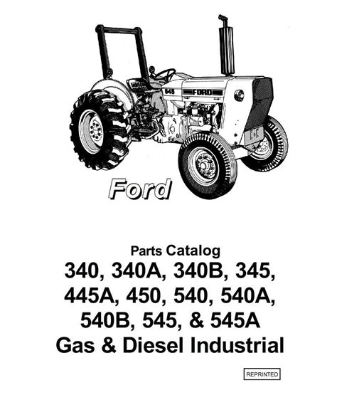 ford 340 tractor parts diagram